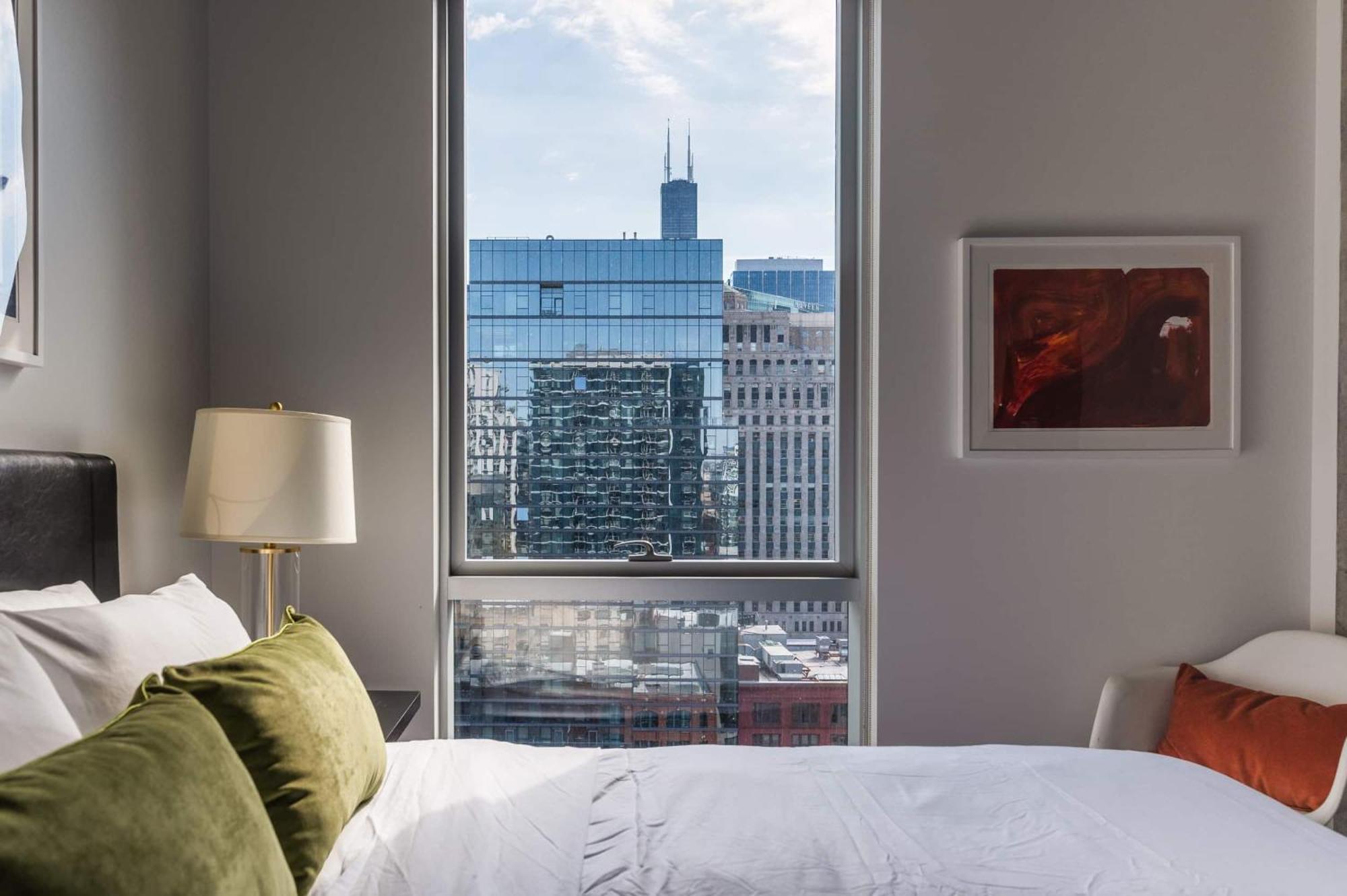 2Br Elegant Premium Suite With Balcony & Sweeping City Views Chicago Exterior foto